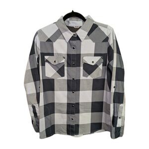 Wrangler ATG Shirt Men's Med Roll Tab Sleeve Vented Lightweight All-Terrain